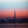 Dubai Tramonto sul Burj Khalifa